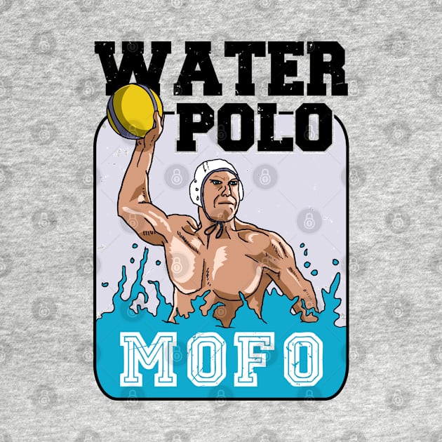 Water Polo Player Mofo Swimming Water Polo by atomguy